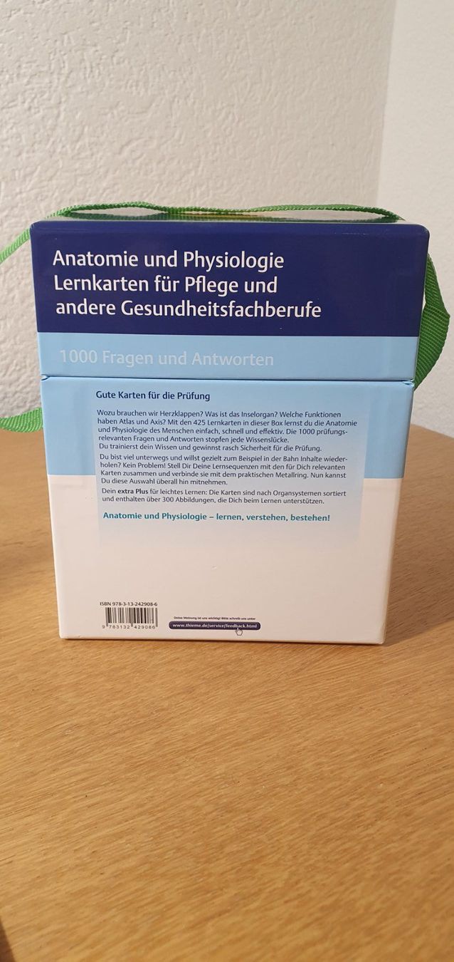 Libri: Anatomie und Physiologie Lernkarten – Usato da Rumlikon venduto da Markus0150 2