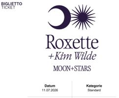 Ticket 11.07. mit Roxette + Kim Wilde Moon & Stars Locarno