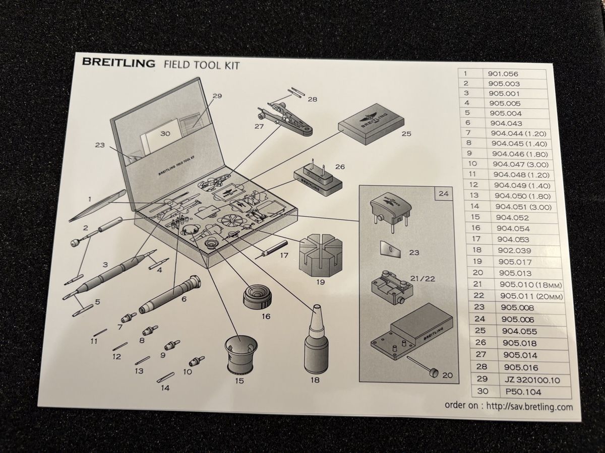 Tutti gli attrezzi: Field Tool Kit Breitling  – Nuovo e nell'imballaggio originale da Genève venduto da dav_fgc6 9