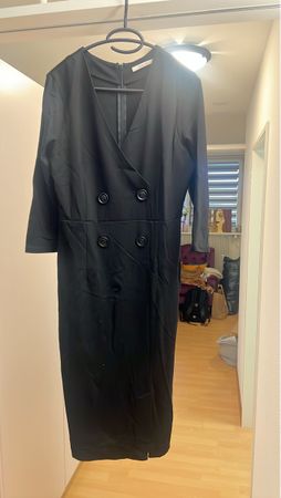 Camaieu - Damen Kleid schwarz Blazer-Stil neuwertiger Zustan