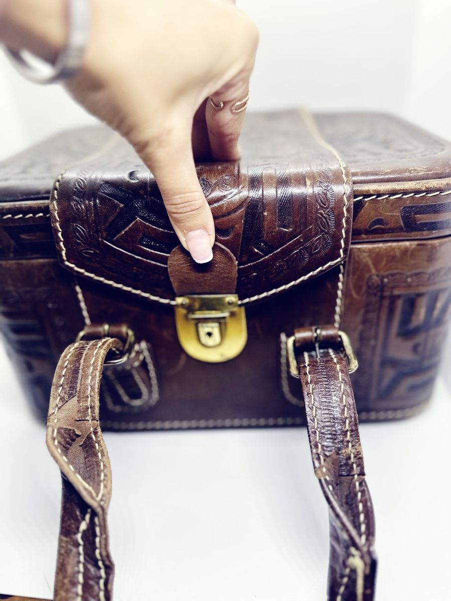 Taschen für Damen: [VINTAGE]: Handtasche aus Leder – Gebraucht aus Arni AG von CreaFlex 1