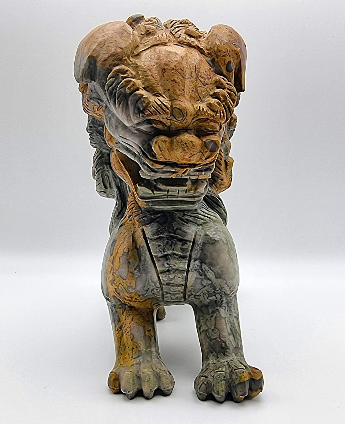 Sculture & Statue: Jade Wächterlöwe, Foo Dog, Shishi – Usato da Emmenbrücke venduto da Lenssen 5