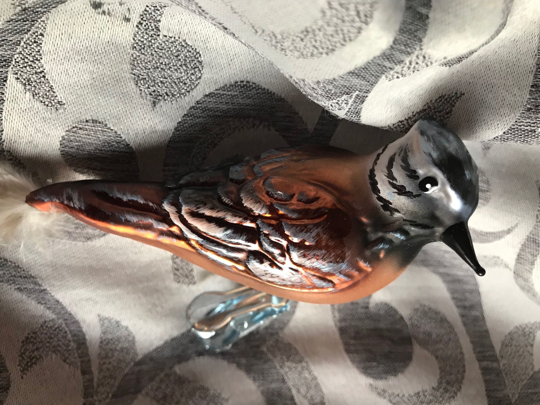 Tutte le decorazioni: Haubenmeise Vogel Christbaumschmuck – Nuovo e nell'imballaggio originale da Alpnach Dorf venduto da marvo 1
