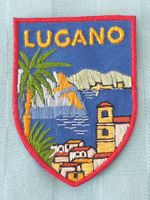 Vintage Badge Wappen LUGANO ST. GALLER STICKEREI
