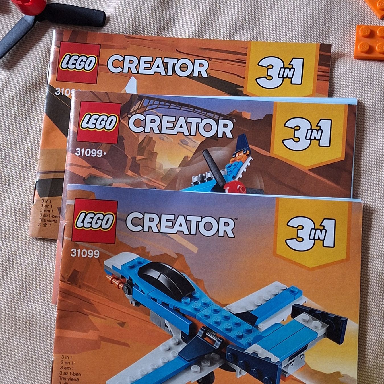 Lego Giocattoli: LEGO Creator 31099 Propellerflugzeug 3 in 1 – Usato da Hettenschwil venduto da Schneuggi2 5