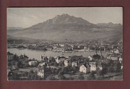 LUZERN - Teilansicht - Feldpost // Falte //