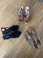 Drei Paar Damen Sandalen Graceland Gr.36 & BodyFlirt Gr.37