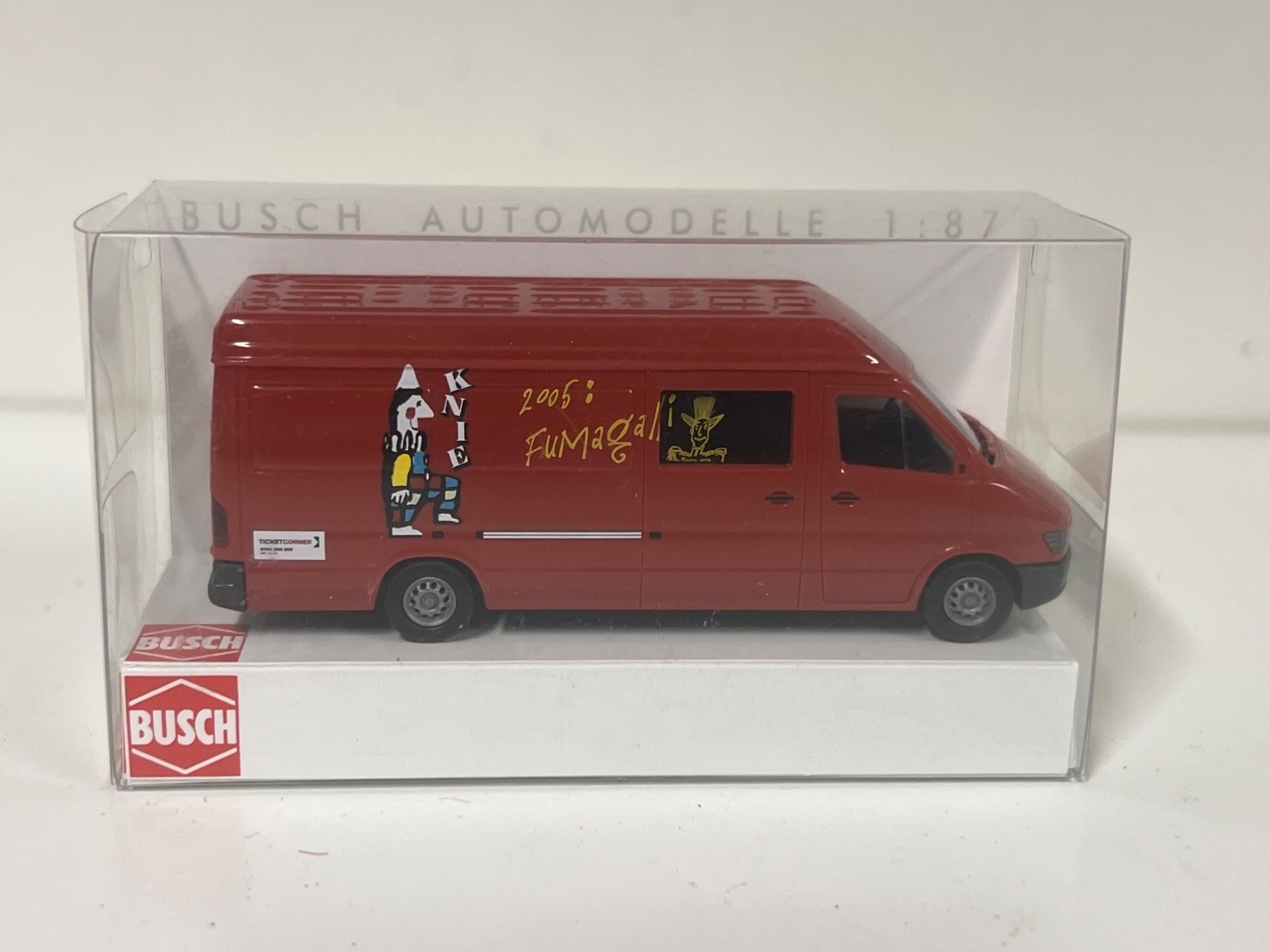 Busch Modellini di ferrovie: Busch KNIE  H0 Rarität – Nuovo e nell'imballaggio originale da Geroldswil venduto da TopTrain54