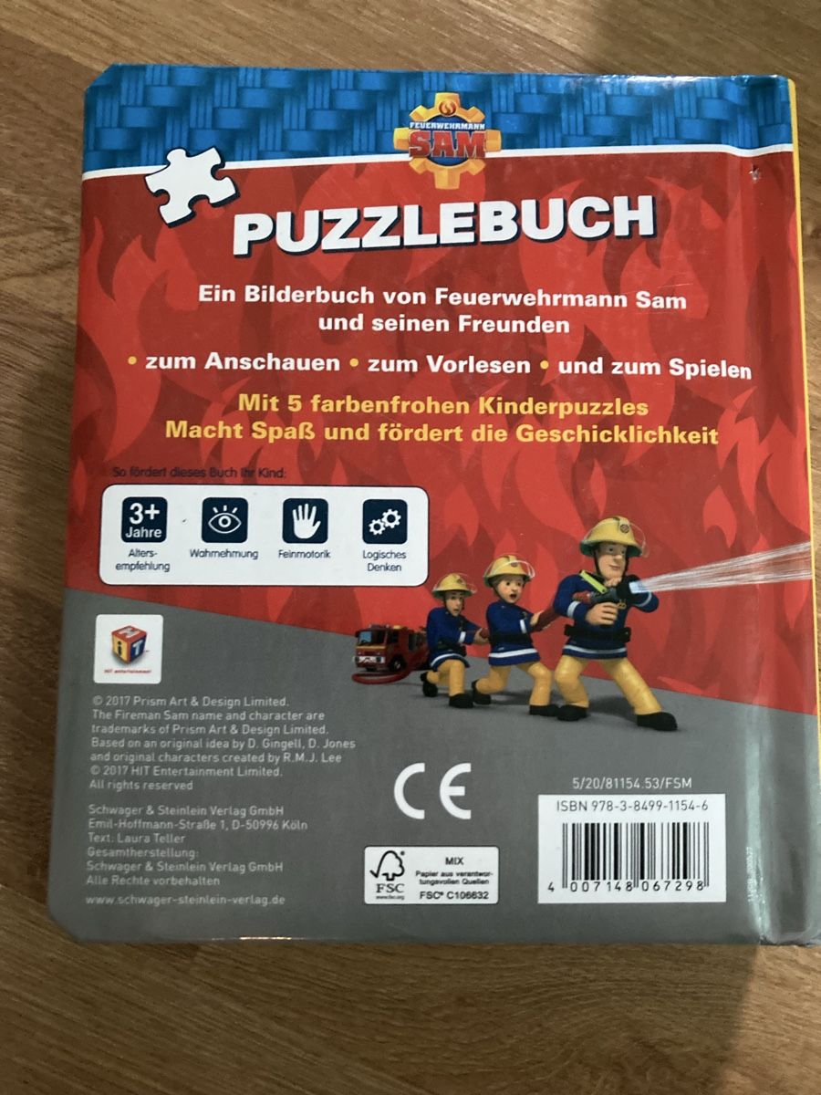 Puzzles: Puzzlebuch Feuerwehrmann Sam – D'occasion à Emmenbrücke par JJ_89 1