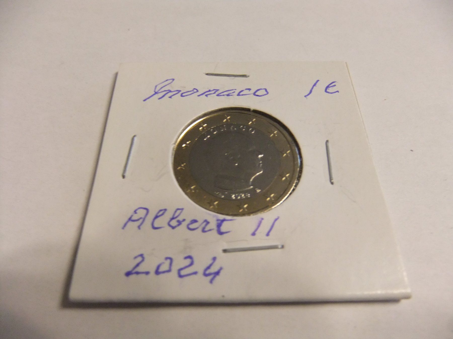 Tutti le monete: Monaco 1 Euro 2024 Albert II – Usato da Yverdon-les-Bains venduto da Parede