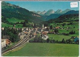Nesslau im Toggenburg mit Bahnhof