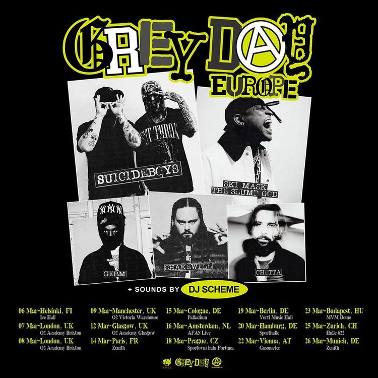 1x Suicideboys GREY DAY EUROPE TOUR 2023 Ticket Zürich 25.03 Kaufen