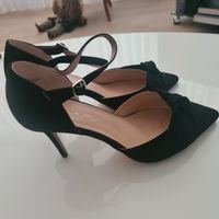 Absatzschuh  Gr. 7 (40) Schwarz