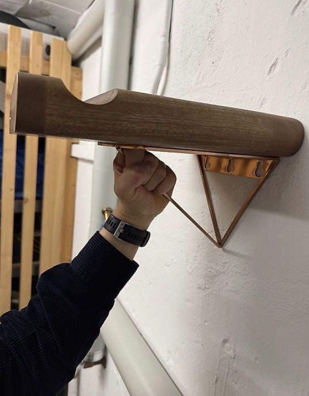 Supporti per biciclette: Fahrrad-Wandhalter - Eiche - unbenutzt – Usato da Zürich venduto da mig_pzg6