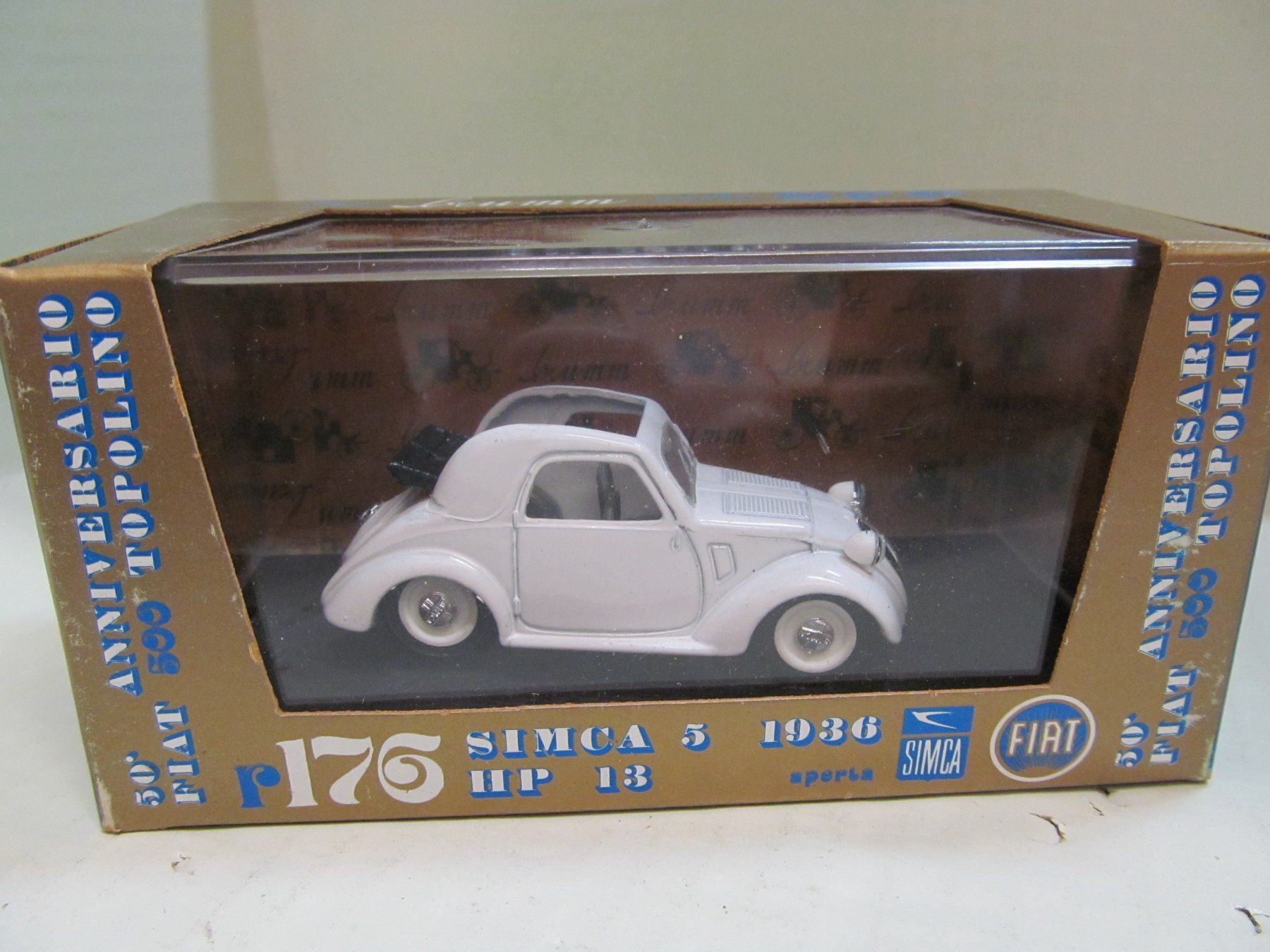 Simca Modellini d'auto: SIMCA  5  1936  BRUMM ITALY   1:43 – Nuovo (secondo la descrizione) da Grueningen venduto da malamut56