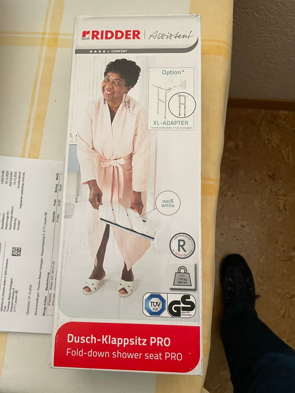 Hocker: Ridder Pro Duschklappsitz – Neu (gemäss Beschreibung) aus Laupen BE von Stef690 2