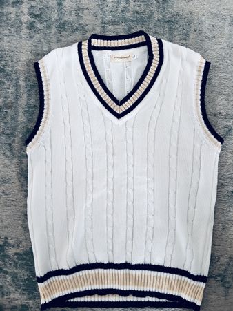 Strickweste / Pullunder, neuwertig,  Polo Ivy League Style
