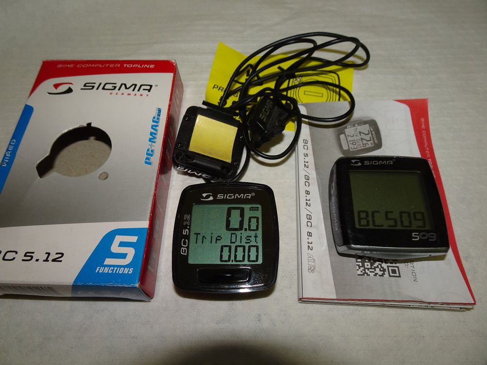 SIGMA Compteur vélo BC 5.12