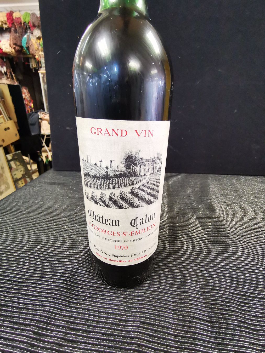 Vino: CHÂTEAU CALON ST-EMILION 1970 – Nuovo (secondo la descrizione) da Genève venduto da Leboucheoreilles 1