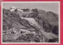 GRIMSELPASSHÖHE, FURKASTRASSE, RHONEGLETSCHER, 4.8.1949