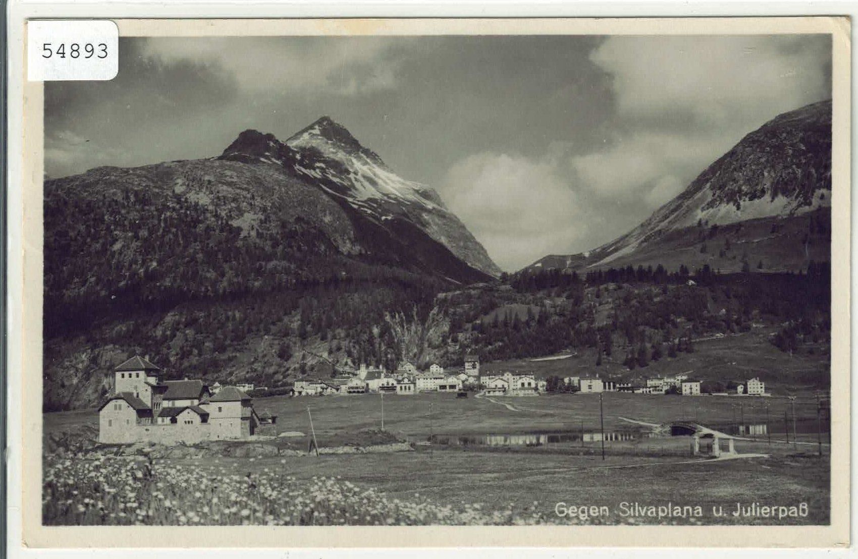 Cartoline postali: Gegen Silvaplana und Julierpass – Usato da Ettingen venduto da Kartenplanet
