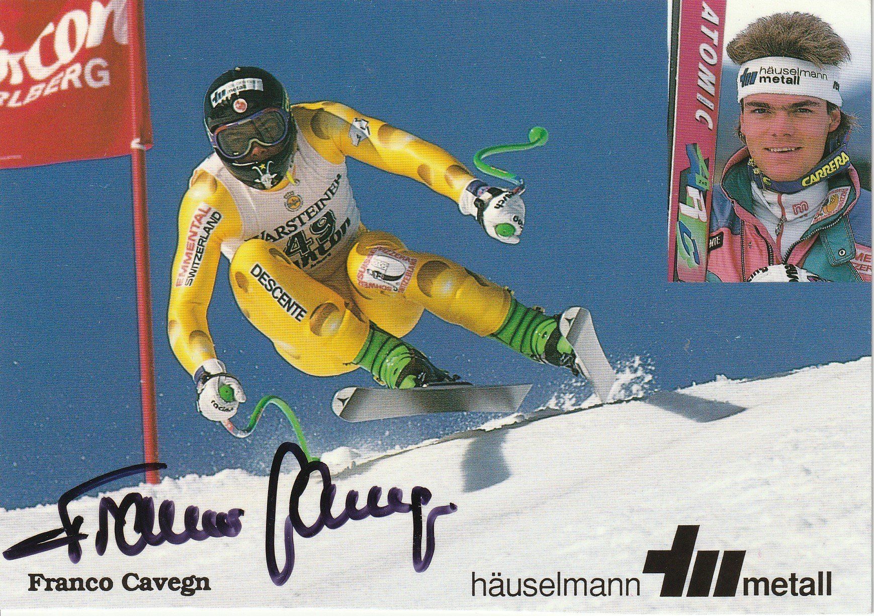 Autografi: Franco Cavegn / Originalautogramm – Usato da Schwyz venduto da racingautographs
