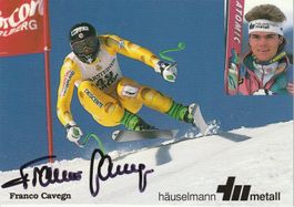 Franco Cavegn / Originalautogramm