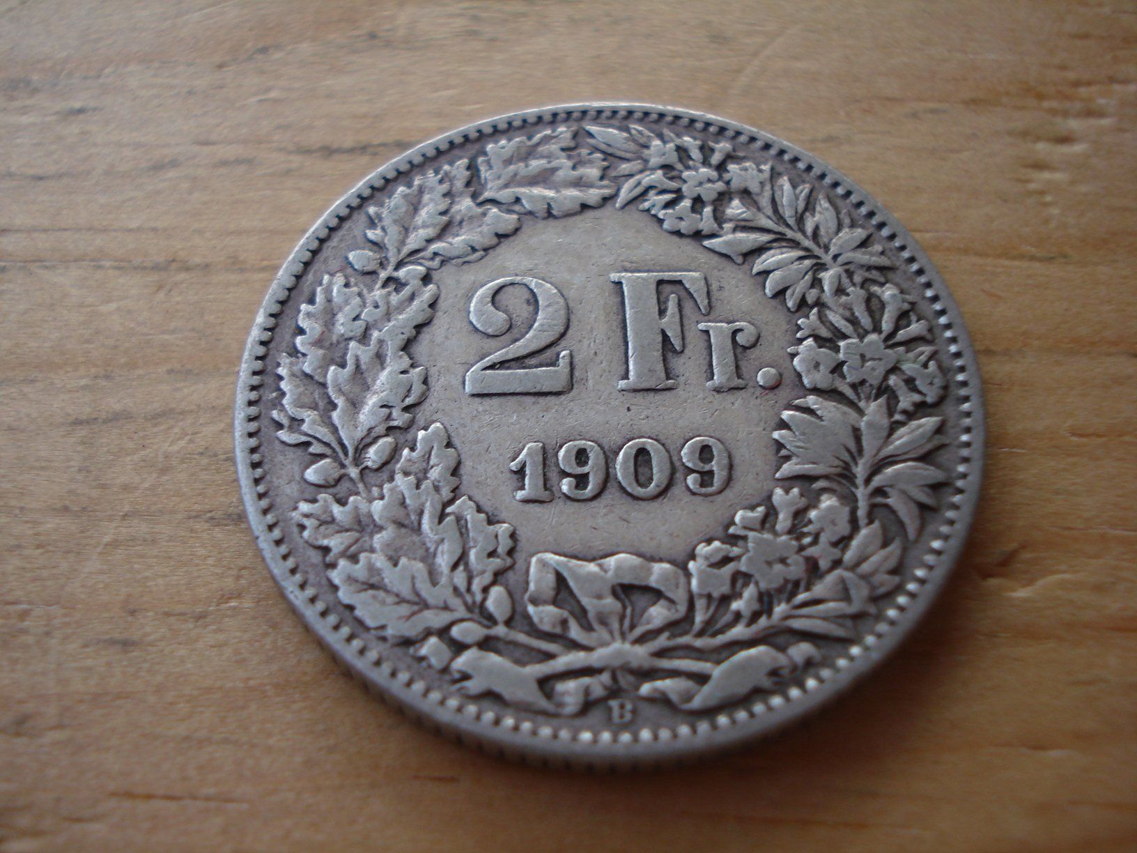 Toutes les monnaies: (D2) 2 Franken 1909 – D'occasion à Erlach par Net-Coins