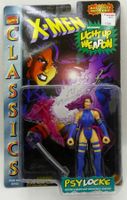 PSYLOCKE X-MEN WITH LIGHT UP WEAPON BY TOY BIZ 1996 MARVEL