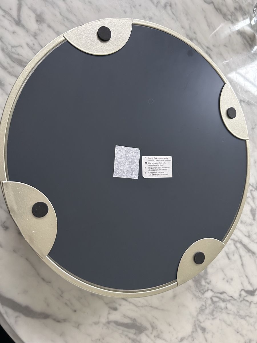 Piatti di portata: Tray in gold colour and mirror base – Nuovo (secondo la descrizione) da Biel/Bienne venduto da zit_v5yc 3