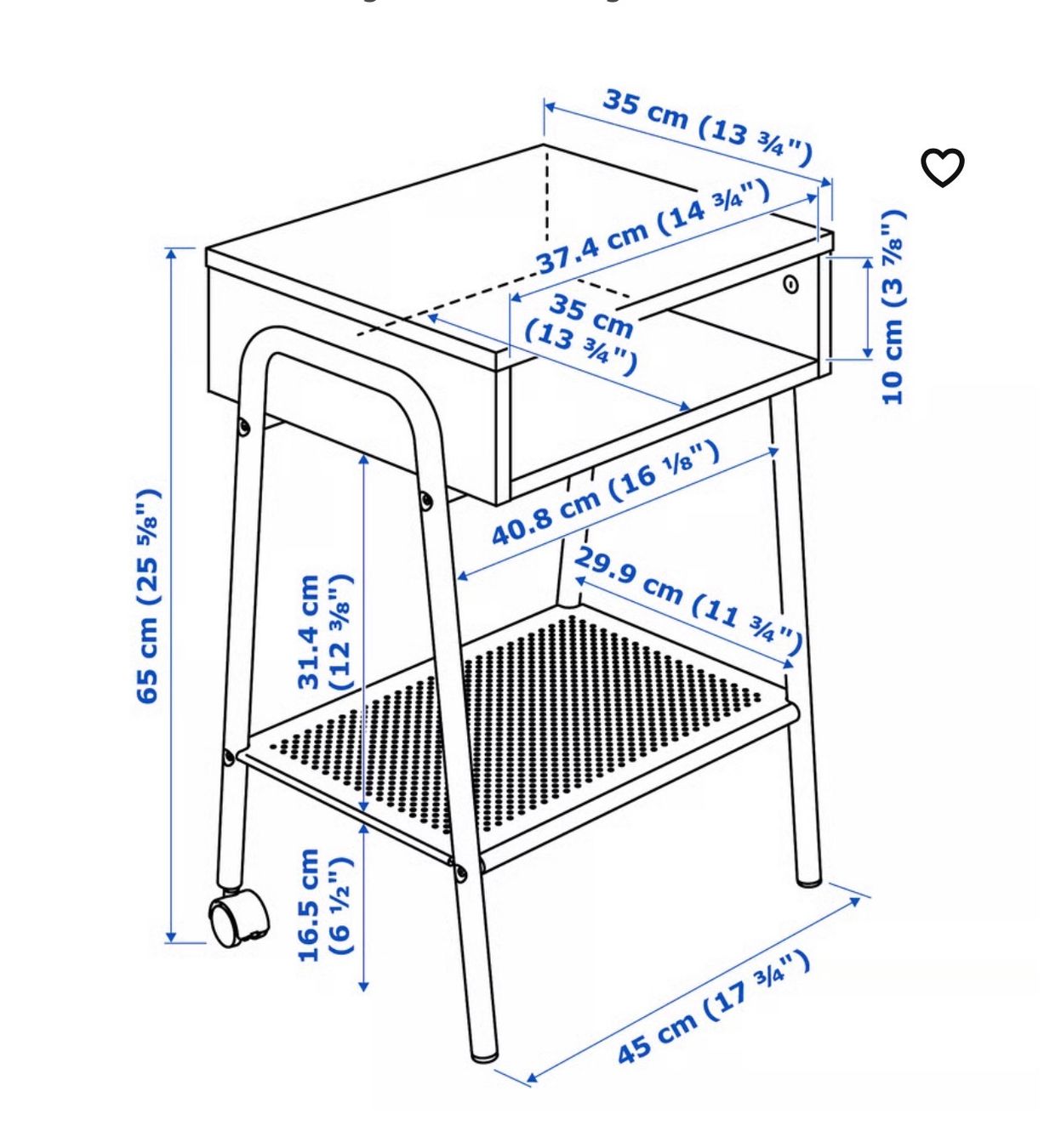 Ikea Comodini: IKEA Setskog - Beistelltisch oder Nachttisch - 2 Stück – Usato da Guarda venduto da cha_tns9 5