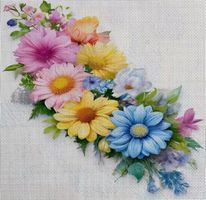 Perlen-Stickerei-DIY- Blumenbouquet-Sticken-Bild