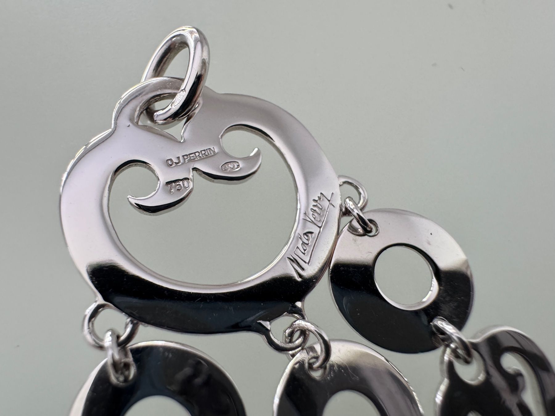 Pendentifs: Pendentif O.J. Perrin en Or Blanc. – D'occasion à Geneve par iBest 4