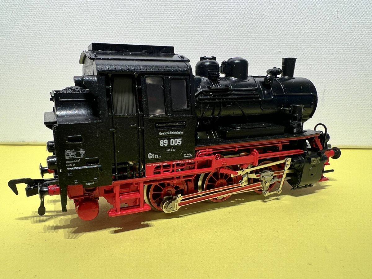 Fleischmann Modellini di ferrovie: Fleischman Dampflok BR89 in 1/87 – Nuovo e nell'imballaggio originale da Weinfelden venduto da Kammerflimmern 4