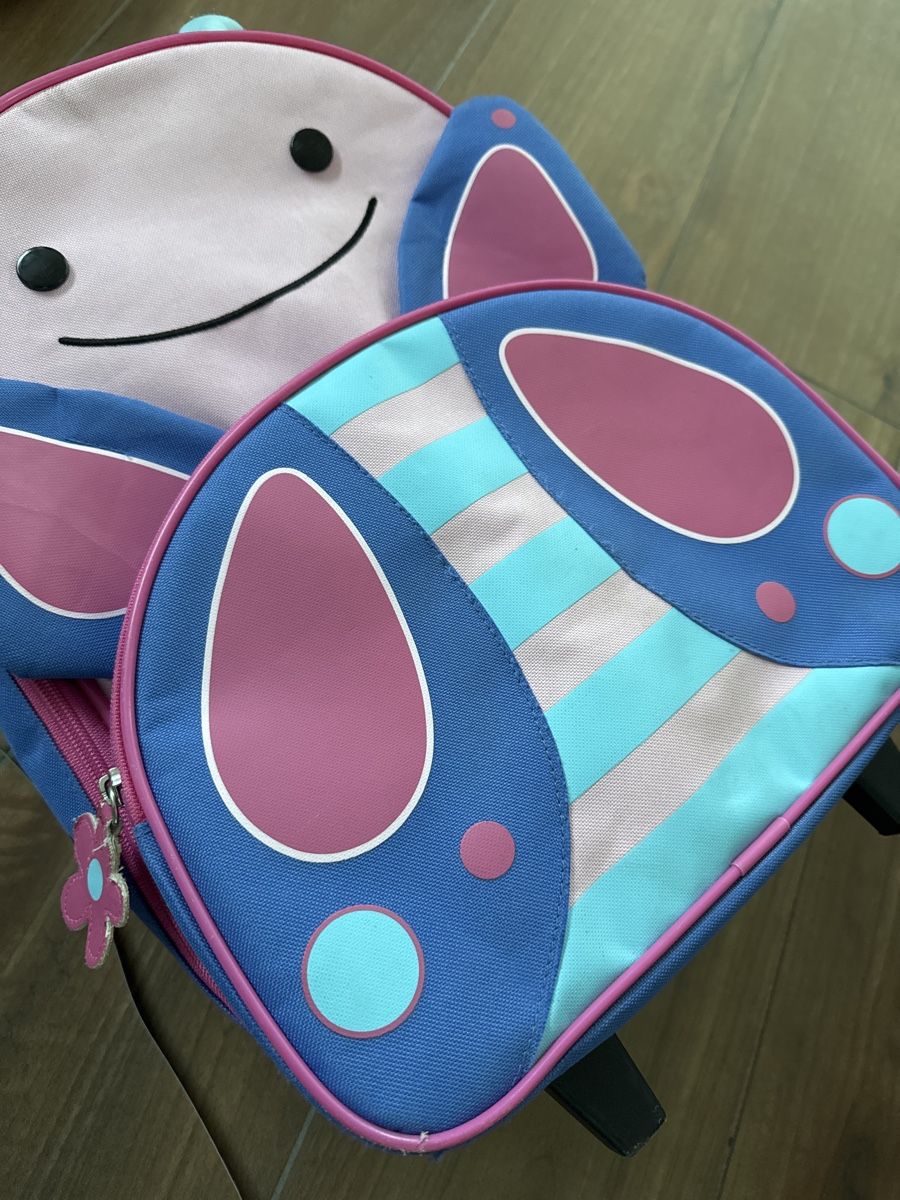 Reisekoffer: Süsser Schmetterling Rollkoffer, Kindertrolley – Gebraucht aus Meyriez von muriS 6