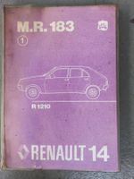 Oldtimer Renault R14 R 14 Werkstatthandbuch R 1210 / 1210