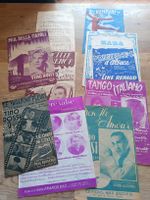Partitions musique  Tino Rossi etc .. + fourre cahier calcul