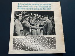 Foto Hitler in den letzten Tagen Deutsche Herrschaft/Paris