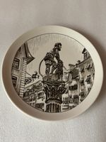 Wand Teller solothurn in Blumen 1965