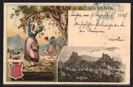 Litho Sion, Ortsansicht von oben, Reklam