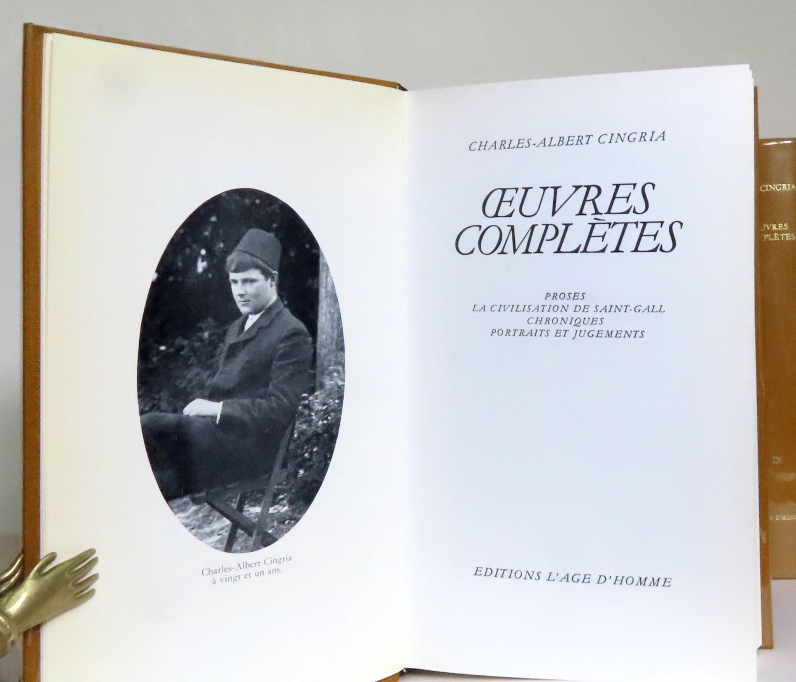 Livres: Charles-Albert Cingria - Oeuvres complètes – D'occasion à Le Locle par LibrairieLaBergerie 2