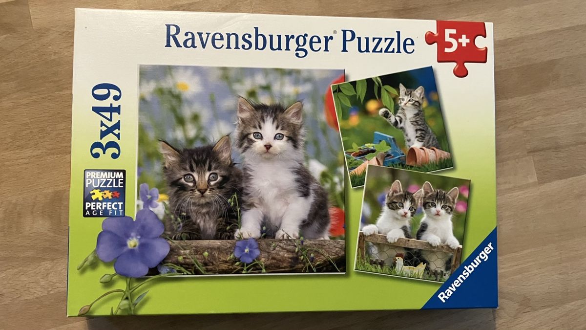 Ravensburger Puzzle: Ravensburger Puzzle 3x49 Katzen – Usato da Wettingen venduto da Vichli