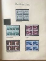 1954, Pro Patria 4er Block Serie  **
