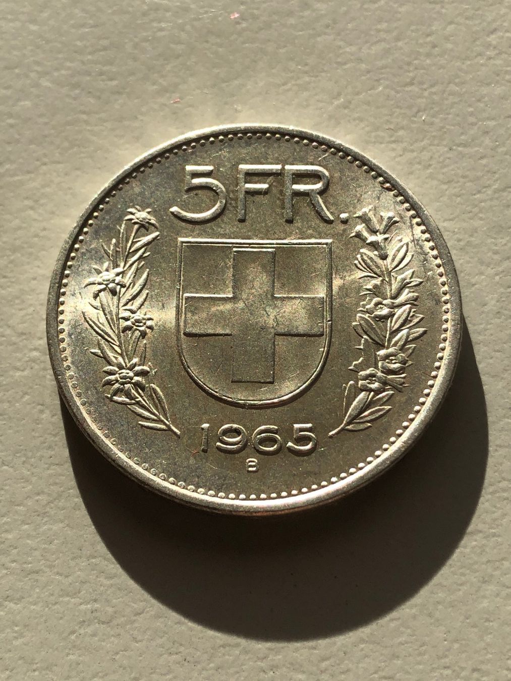 Tutti le monete: 5 Fr. 1965 – Usato da Schötz venduto da Odpa