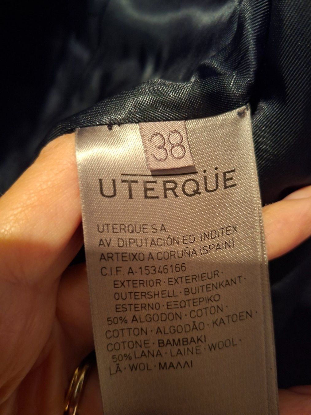 Vestes: Blazer laine/coton – D'occasion à Jouxtens-Mézery par AALF 4