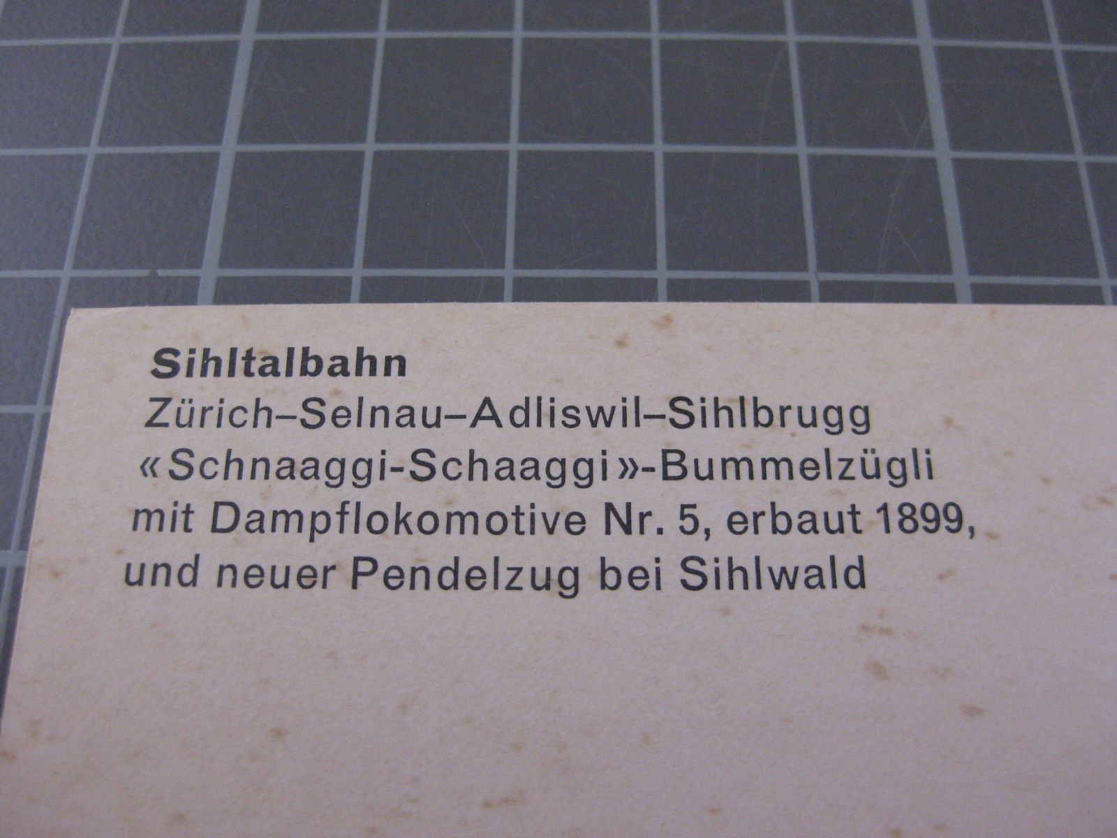 Cartoline postali: AK Sihlwald mit Zug – Usato da Malters venduto da Marosko 2