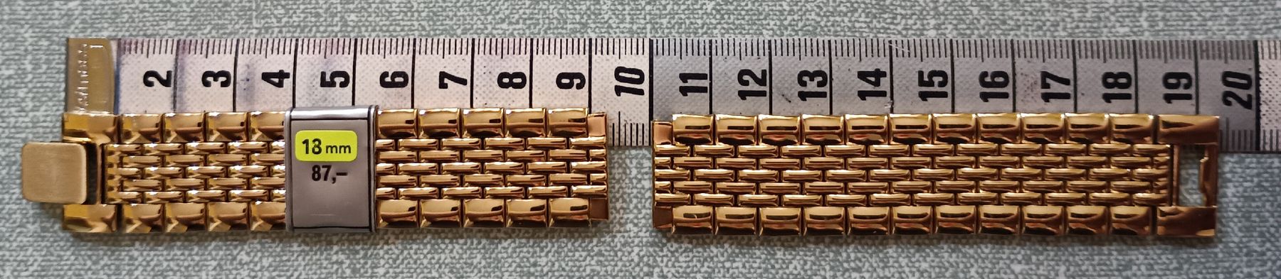 Armbänder & -reifen: NOS, Goldiges Uhrenarmband Salamander Logo BA 18mm – Neu (gemäss Beschreibung) aus Basel von kim_872m 3