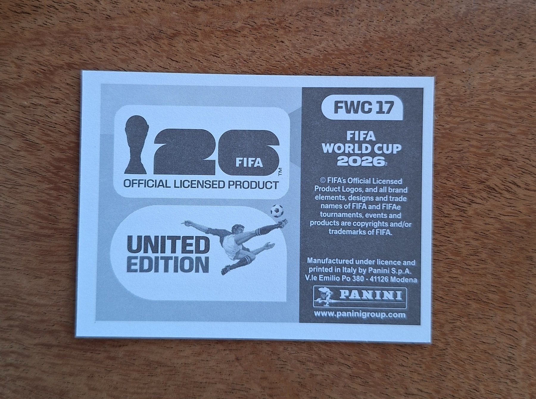 Panini Cartes à collectionner: Panini FWC 17 – Neuf (Voir description) à Romanens par Crocette 1