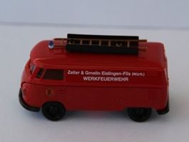 VW T1, Feuerwehr, Werkfeuerwehr Zeller + Gmelin, Brekina HO