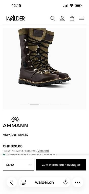 Chaussures femmes: Ammann Winterstiefel 39 – D'occasion à Emmetten par out_qjr2 4